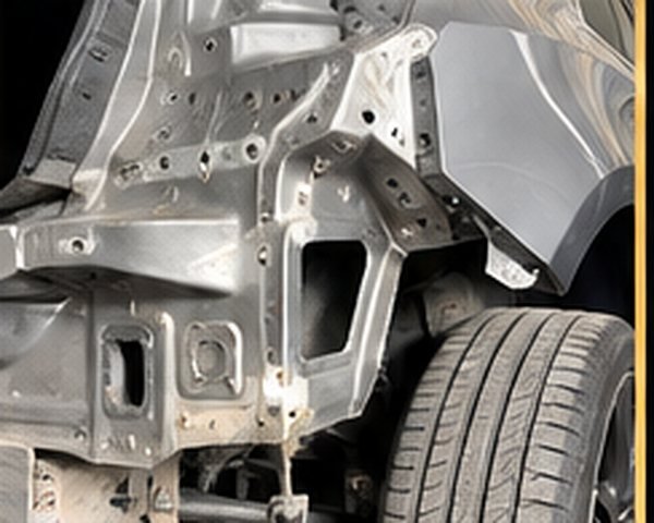 Precision structural metalwork being completed on a vehicle body shell